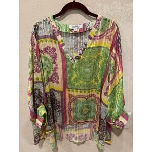 Jeff Gallana PARIS Flowy Top Size 1